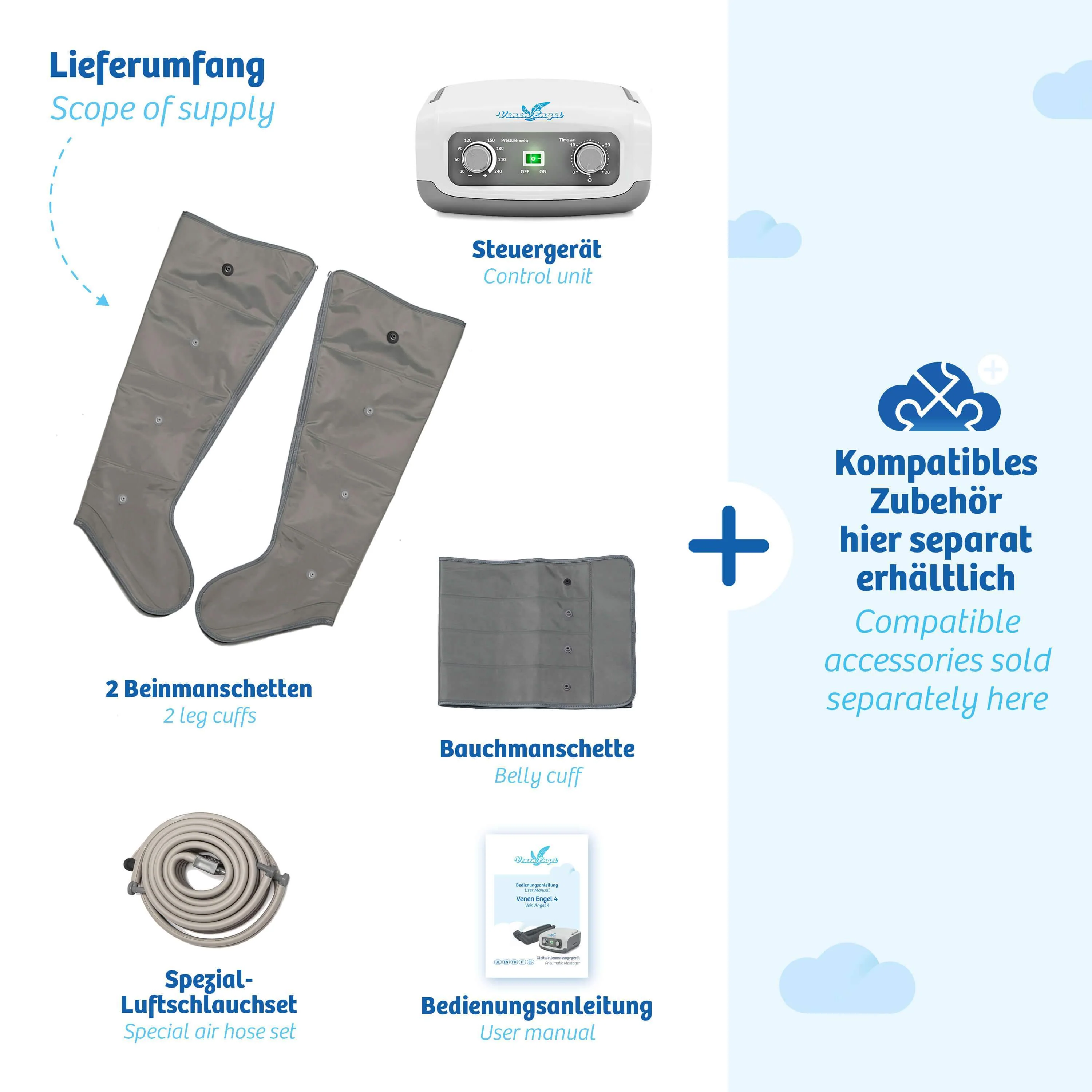 Venen Engel 4 mit Bauch- und Beinmanschetten (Generalüberholt) - Image 6